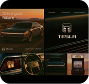 Automotive brand tile